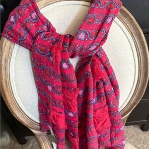 Red and Pink Vera Bradley Women's Scarf NWT